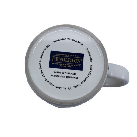 Pendleton Chief Joseph 12oz Coffee Mug Native American Blanket 4” Southwestern - Picture 8 of 8